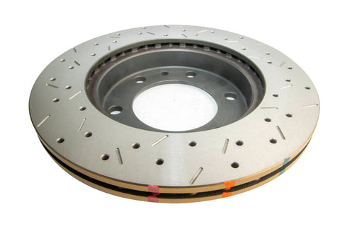 DBA 8/83-89 Toyota Land Cruiser Front Slotted & Cross Drilled 4000 XS Series Rotor - 4151XS
