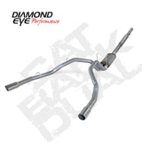 Diamond Eye KIT 3in CB DUAL SS: DODGE 1500 2009-12 HEMI - K3222S