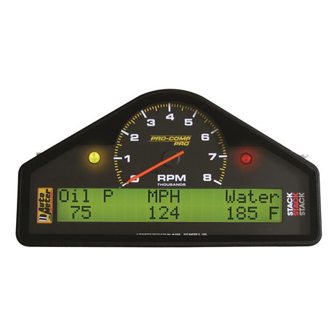 Autometer Pro-Comp Street Dash RPM/Speed/Oil Press & Temp/WaterTemp/Fuel Level/Battery Voltage Gauge - 6001