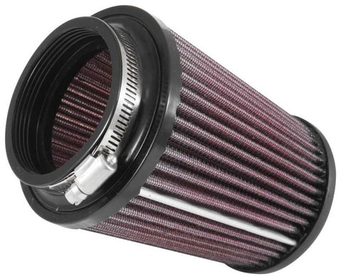 K&N Universal Rubber Filter 3in Flg 4-1/2inch OD B / 2-1/4inch H - Black Top - RE-5286