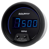Autometer Cobalt Digital 85.7mm Black In-Dash Tachometer - 6997