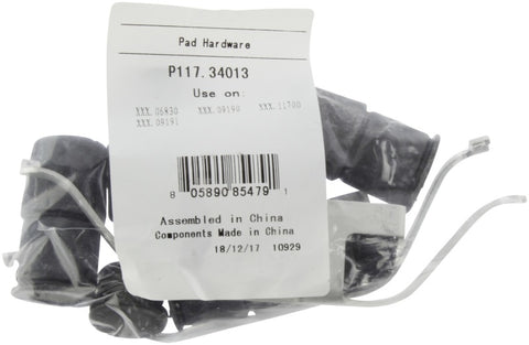 StopTech 10-16 BMW 5-Series Street Performance Rear Brake Pads - 308.09191