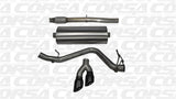 Corsa 14-19 GMC Sierra/Chevy Silv 1500 Crew Cab/Short Bed 5.3L V8 Black Sport Single Side CB Exhaust - 14873BLK