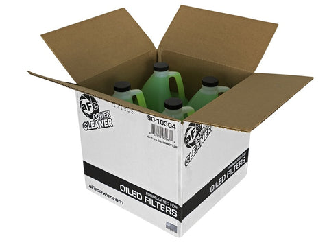 aFe MagnumFLOW Pro Dry S Air Filter Power Cleaner - 1 Gallon (4 Pack) - 90-10304