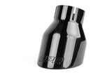 APR Double-Walled 4in Slash-Cut Tips - Polished Diamond Black - Set of 2 - TPK0003