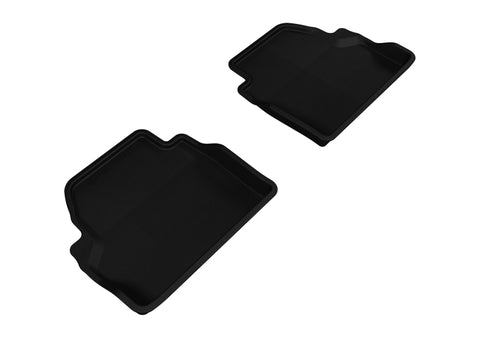 3D MAXpider 2014-2020 BMW 4 Series F32 Kagu 2nd Row Floormats - Black - L1BM05621509