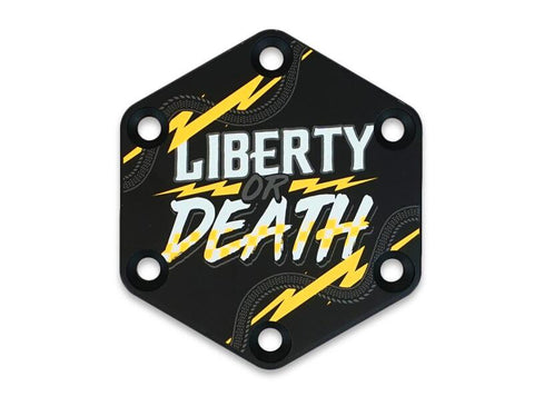 PRP Steering Wheel Center Cap Liberty or Death - G100-TR3