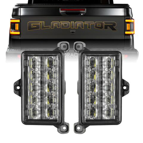 Oracle Lighting Jeep Gladiator JT Dual Reverse LED Flush Taillight - Amber/White - 5915-JT-023