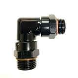 Fragola -6AN x -6AN (9/16-18) ORB 90 Degree Swivel Adapter - 999602-BL