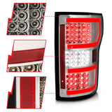 ANZO 18-19 Ford F-150 LED Taillights Chrome - 321340