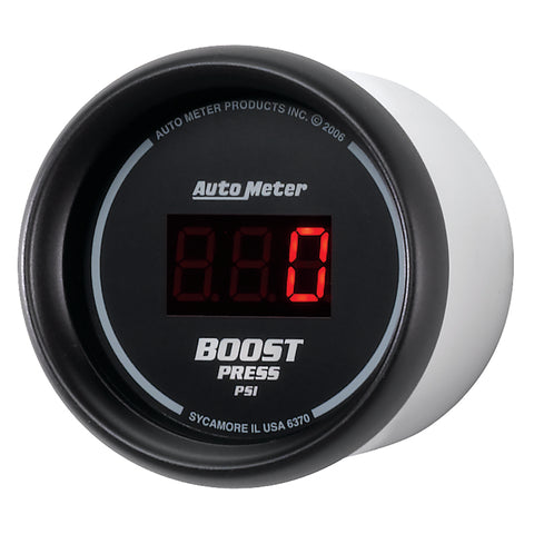 Autometer SportComp 52mm Digital 0-60 PSI Boost Gauge - 6370