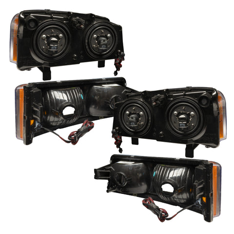Oracle 03-06 Chevy Silv Pre-Assembled Headlights w/ Parking Lights - w/ Simple Controller - 8205-504