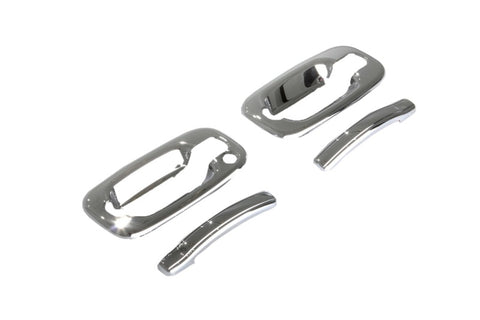 AVS 99-06 Chevy Tahoe (w/o Passenger Keyhole) Door Handle Covers (4 Door) 8pc Set - Chrome - 685206