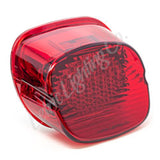 Letric Lighting Deluxe Slantback LED Taillight Red - LLC-DS-R