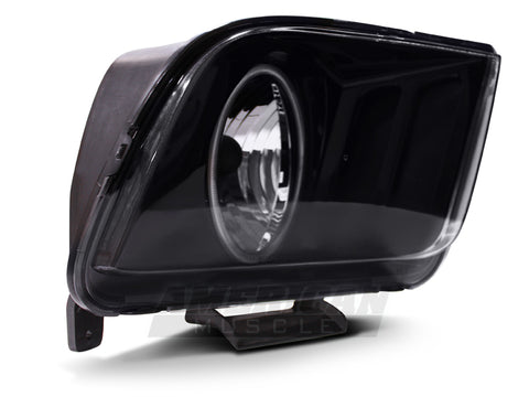 Raxiom 05-09 Ford Mustang GT V6 Axial Series CCFL Halo Projector Headlight- Blk Housing (Smkd Lens) - 49121