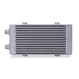 Mishimoto Universal Small Bar and Plate Dual Pass Silver Oil Cooler - MMOC-DP-SSL