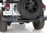 Rampage 07-18 Jeep Wrangler JK (Incl. Unlimited) Trailguard Rear Bumper - Black - 99619