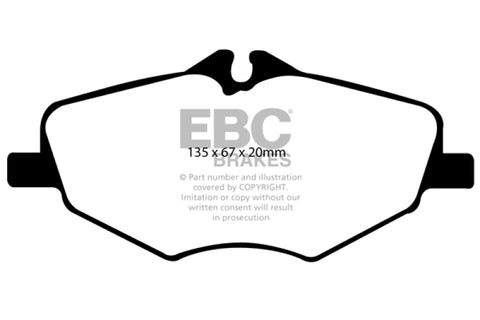 EBC 06-09 Mercedes-Benz E320 3.0 TD Greenstuff Front Brake Pads - DP21488