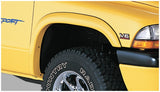 Bushwacker 97-04 Dodge Dakota Fleetside Extend-A-Fender Style Flares 4pc - Black - 51905-02
