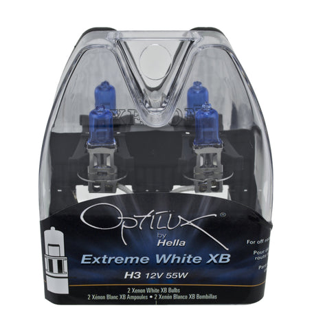 Hella H3 12V 55W Xen White XB Bulb (Pair) - H71071312