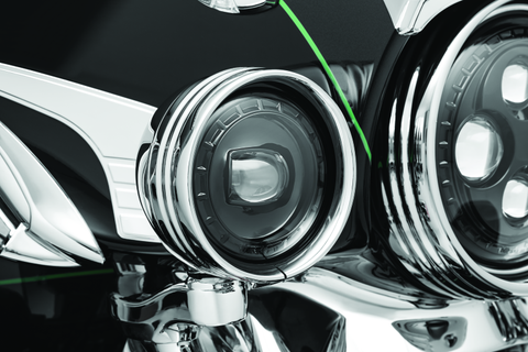 Kuryakyn Orbit 4-1/2in Passing Lamps Black - 2474