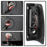 xTune 03-06 Silverado 1500/2500 (Will Not Fit Stepside) LED Tail Lights Black ALT-ON-CS03-LED-BK - 5008763