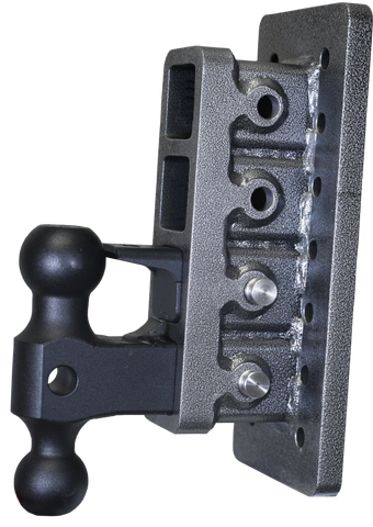 Gen-Y Mega Duty 2in Bolt-On 7.5in Drop 2K TW 16K Hitch w/GH-051 Dual-Ball/GH-032 Pintle Lock - GH-124