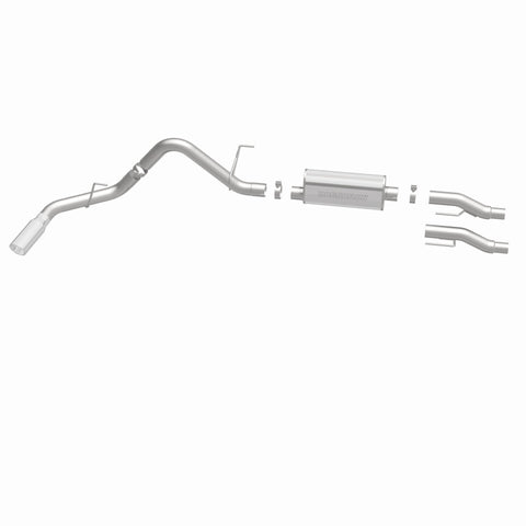 MagnaFlow 11 Ford F-150 3.7L/5.0L/6.2L SS Catback Exhaust Single Rear Side Exit w/ 4in SS Tips - 15000