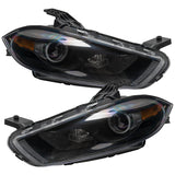 Oracle 13-14 Dodge Dart (HID Style) SMD HL - Black - ColorSHIFT w/o Controller - 7142-334