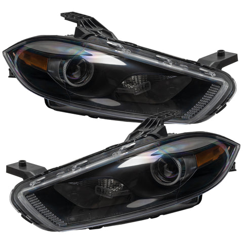 Oracle 13-14 Dodge Dart (HID Style) SMD HL - Black - White - 7142-001