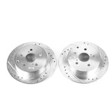 Power Stop 16-17 Toyota Mirai Rear Evolution Drilled & Slotted Rotors - Pair - JBR1542XPR