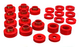 Energy Suspension CJ5-7 Body Mounts - Red - 2.4102R