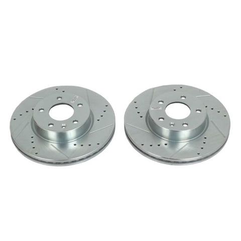 Power Stop 13-18 Cadillac ATS Front Evolution Drilled & Slotted Rotors - Pair - AR82159XPR