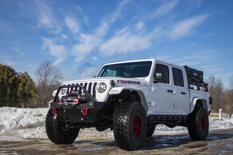 Fishbone Offroad 2020+ Jeep Gladiator JT Rocker Guards - FB23142