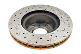 DBA 06-07 WRX / 05-08 LGT Rear Drilled & Slotted 4000 Series Rotor - 4653XS