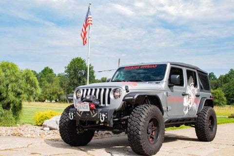 Fishbone Offroad 07-18 Jeep Wrangler JK Barracuda Modular Front Bumper - Base - FB22341