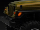 Raxiom 97-06 Jeep Wrangler TJ Axial Series LED Side Marker Lamps- Clear - J166835