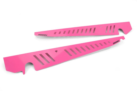 PERRIN 2015+ Subaru WRX/STI Fender Shroud Set - Hyper Pink - PSP-ENG-550HP