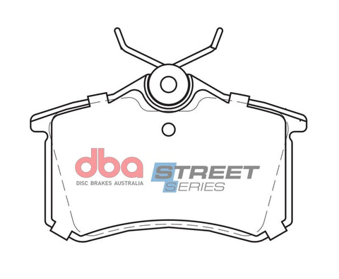 DBA 00-06 Audi TT Quattro FWD Street Series Rear Brake Pads - DB1192SS