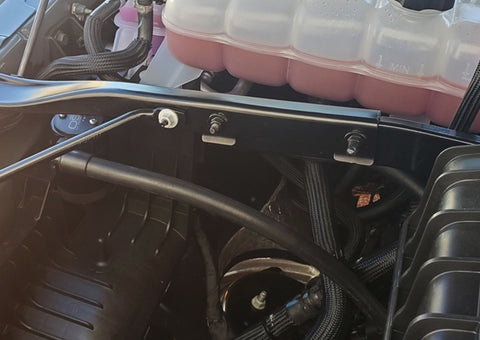 J&L 2021-2023 Ram TRX 6.2L Supercharged Passenger Side Oil Separator 3.0 - Black Anodized - 3071P-B