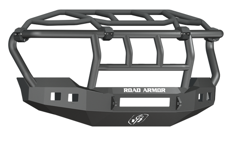 Road Armor 11-16 Ford F-250 Stealth Front Bumper w/Intimidator Guard - Tex Blk - 6114R3B-NW