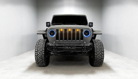 Oracle Jeep Wrangler JL/Gladiator JT 7in. High Powered LED Headlights (Pair) - Dynamic - 5769J-332