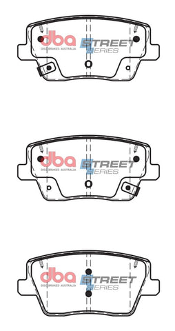 DBA 22-23 Hyundai Veloster (300mm Rear Rotor) Street Series Rear Brake Pads - DB15013SS