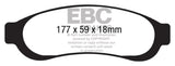 EBC 05-07 Ford F350 (inc Super Duty) 5.4 DRW 2WD Yellowstuff Rear Brake Pads - DP41779R