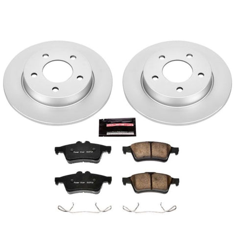 Power Stop 06-13 Mazda 3 Rear Z17 Evolution Geomet Coated Brake Kit - CRK123