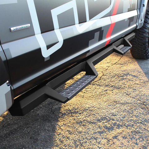 Westin/HDX Stainless 15-18 Ford F-150 SC/17-18 F-250/F-350 CC Drop Nerf Step Bars - Textured Black - 56-139452