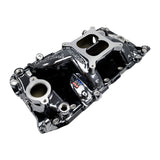 Edelbrock RPM Air-Gap Intake Manifold for Big-Block Chevy Oval Port - Black Plasma Finish - 7561-BP