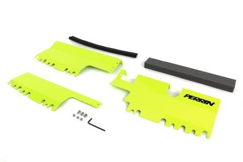 PERRIN 15-21 Subaru WRX/STI Radiator Shroud (With/Without OEM Intake Scoop) - Neon Yellow - PSP-ENG-512NY