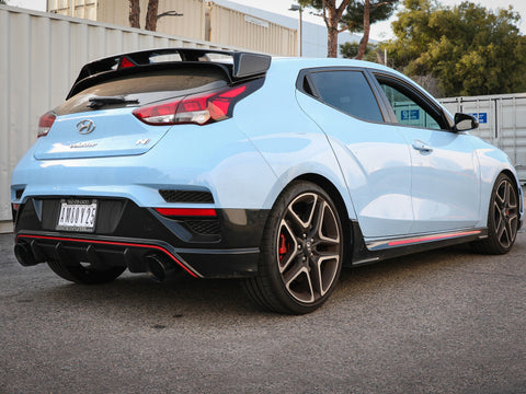 aFe Takeda Exhaust Cat-Back 19-20 Hyundai Veloster N 304SS Black Dual Tips Exhaust - 49-37010-B