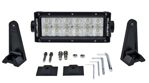 Hella Value Fit Sport 8in Light - 36W Dual Row Flood Beam - LED - 357208001
